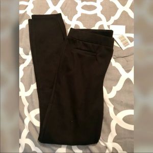 NWT - Black Knit Tregging Pants.